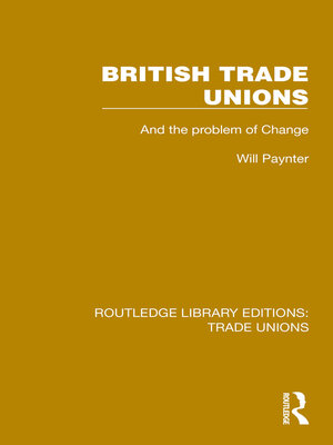 cover image of British Trade Unions